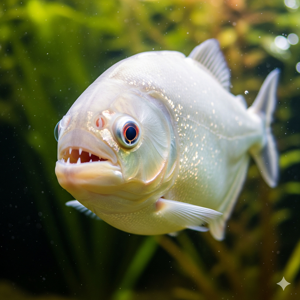 White Piranha Fish (medium)
